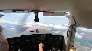 Cessna 150 IFR flight from Monticello, IN(KMCX) to Jacksonville, IL(KIJX)