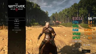 AMD Radeon R9 280X -- AMD Ryzen 3 3100 -- The Witcher 3 Wild Hunt FPS Test