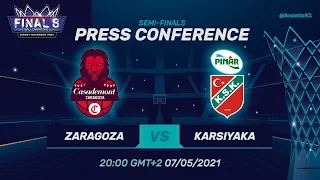 Casademont Zaragoza v Pinar Karsiyaka - Press Conf. | Basketball Champions League 2020/21