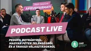 Pedofil botrányról, Magyar Péterről és a választásokról | Márki-Zay Péter és Ungár Péter | podcast