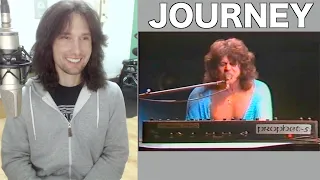 British guitarist analyses Gregg Rolie's Journey live in 1980!