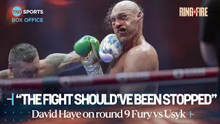 "THE REF HELD USYK'S ARM" 👀 Carl Frampton, David Haye & Steve Bunce analyse round 9 of #FuryUsyk 🇸🇦