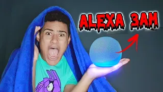 ALGO BIZARRO ACONTECEU COM A ALEXA DE MADRUGADA!!! *contou segredos dela*