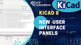 KiCad 8: Schematic editor New UI panels