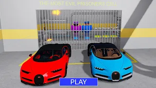 Bugatti Chiron CAR BARRY'S PRISON RUN Obby New Update Roblox - All Bosses Battle All Morphs #roblox