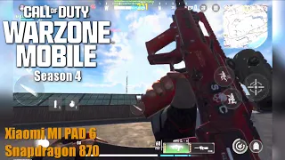 WARZONE MOBILE - Full Gameplay Rebirth Island Solos | Xiaomi MI Pad 6 Snapdragon 870