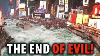 The END is HERE! ANGELS Descend Upon American Skies, Witnessing Biblical Floods Devouring US Cities