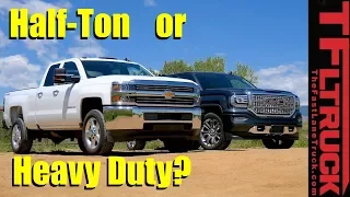 Half-Ton or Heavy Duty Gas Pickup? Which Truck is Right For You?