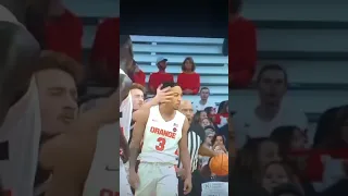 Syracuse Player Slaps Bryant’s Player but gets it right back #collegebasketball #shorts #ncaa