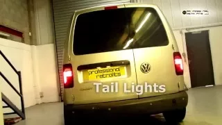 VW Caddy facelift tail lights fitted