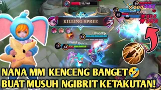 NANA MARKSMAN KENCENG BNGET BASIC ATTACKNYA🤣 BUAT MUSUH KETAKUTAN! BUILD NANA MM TERSAKIT 2023 -MLBB