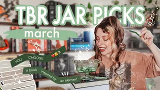 tbr prompt jar chooses my March reads | March TBR 🫙📚✨