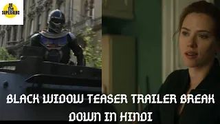 BLACK WIDOW TEASER TRAILER BREAKDOWN IN HINDI |BE THE SUPERHERO|