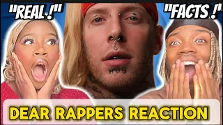 GEN Z SIBLINGS REACT TO TOM MACDONALD / DEAR RAPPERS FOR THE FIRST TIME !