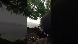 Война в Украине 2022.  Работа MG-3 (он же MG-42). Отстрел рашистов.