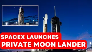 Live: Space X Launches Moon Lander For Private Firm Intuitive Machines | Moon Mission