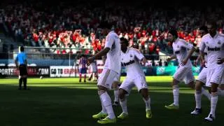 FIFA 12 - Cristiano Ronaldo's Free kick Vs Atletico Madrid - Funny Commentary