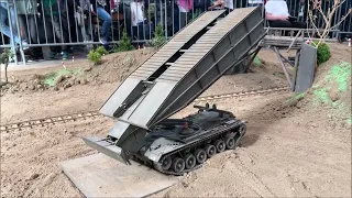 AVLB Brückenlegepanzer M48 scratch build 1/16 full option #Bundeswehr #usarmy #pioniere #rc