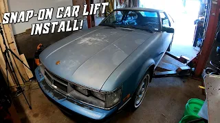 Lift heavy for cheap! 2 post Snap-On lift!
