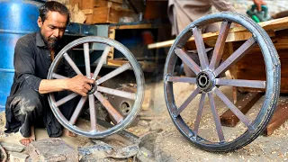 "Unbelievable Hack: Making a Puncherless Tubeless Tire for Your Hand Cart!"