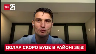 💵 НБУ не дає прогноз курсу гривні! Але долар скоро буде в районі 36,6! Василь Фурман у ТСН