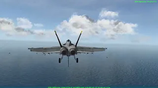 Falcon BMS - F-18 Carrier landing