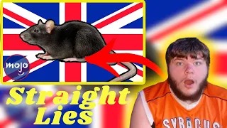 American Reacts To | Top 10 Lies You Believe About Britain