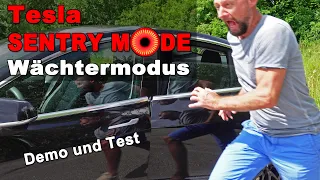 Tesla Wächtermodus/Sentry Mode Test und Demonstration