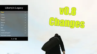 Liberty's Legacy v0.8 Trainer Changes (GTA IV Mods)