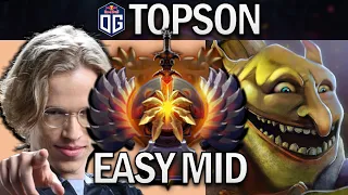 OG.TOPSON TECHIES - SUPER EASY MID - DOTA 2 7.31 GAMEPLAY