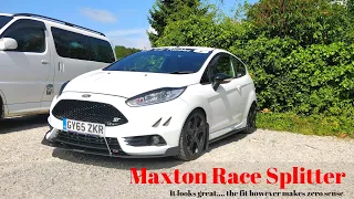 I Installed Another Maxton Product....- Racing Splitter V2 - Fiesta ST180