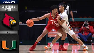 Louisville vs. Miami Condensed Game | 2020-21 ACC Men's Basketball