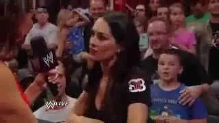 WWE Raw 7/21/14 Stephanie McMahon ARRESTED