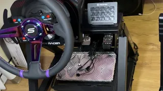 MODYFIKACJA MOJEGO STANOWISKA SIMRACING! 😎 *Nowa obręcz i gałka biegów!*