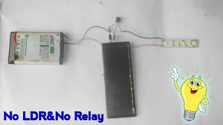 How to make automatic on/off solar street light