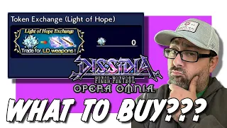 DFFOO LIGHT OF HOPE TOKEN GUIDE! HOW TO GET AND WHAT SHOULD YOU BUY WITH IT??? LD? FORCE STONE? UW?