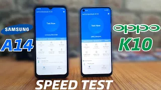 Samsung Galaxy A14 5G vs oppo K10 Speed Test || Exynos 1330 vs Snapdragon 680 || AnTuTu