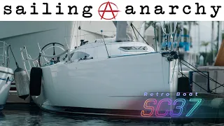 Sailboat tour of a Santa Cruz 37 - ep24 #retroboat #sailing - With #sailinganarchy Scot Tempesta