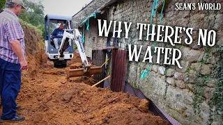 Why We Had Trouble Connecting Water To The Cottage | French Cottage Renovation Episode 34