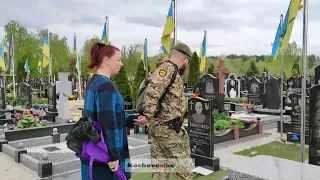 Могили наших Захисників на Лісовому кладовищі в Києві