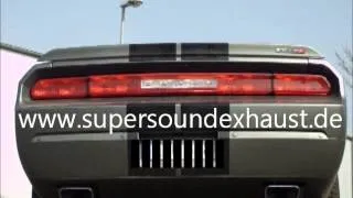 Dodge Challenger Charger Edelstahl Sportauspuff Sound von supersoundexhaust.de