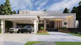 small house/simple house design [17.5mx11m] with 3bedrooms/free floor plan [model0076]
