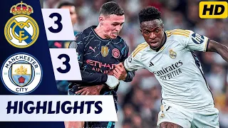 Real Madrid vs Manchester City [3:3] || All Goals and Extended Match Highlights UEFA CHAMPIONS