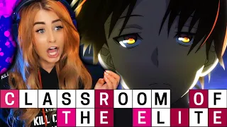 Ayanokouji is SCARY! Classroom of the Elite Episode 10-12 Reaction!