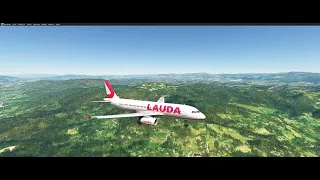 LANDING SARAJEVO AIRBUS A320 IAE2500