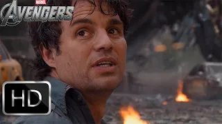 The Avengers (2012): "Ese es mi secreto capitán, siempre estoy enojado" (HD Latino)