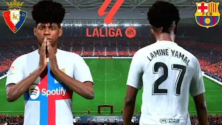 FIFA 23 - Osasuna vs. Barcelona - Lamine Yamal Gundogan Romeu - La Liga 23/24 | PS5 | 4K HDR