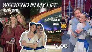 Weekend In My Life!! 😁 VLOG - graduation, performance, bts! #ballerina