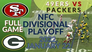 🏈San Francisco 49ers vs Green Bay Packers NFC Divisional Playoff NFL 2021-2022 | Football 2021