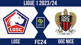 FC24 | Losc vs OGC Nice | Laliga 2023/24 | Full match